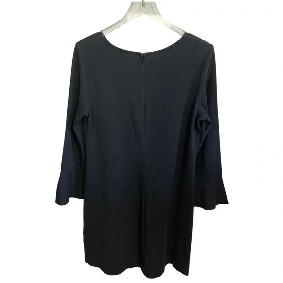 Madewell Charcoal Heather Gray Long bell sleeve Knit Tunic Dress Size M - Picture 3 of 14